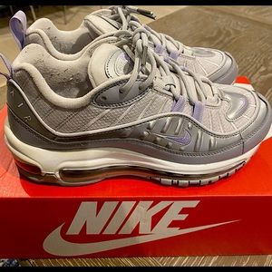 Nike Air Max 98 SE Vast Grey/Purple Agate Women’s size 7.5